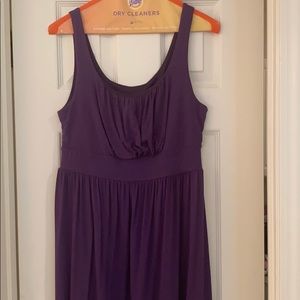 Short flowy purple dress